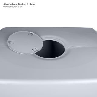 2 x XXL Wassertank "AQUA TOWER" (Glatte Optik) Wasserhahn und Verbindungsset (Volumen/Farbe wählbar)