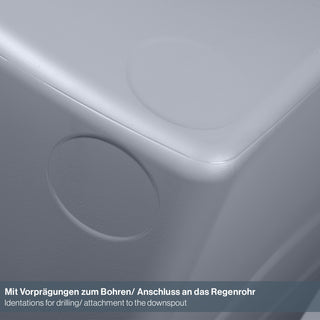 2 x XXL Wassertank "AQUA TOWER" (Glatte Optik) Wasserhahn und Verbindungsset (Volumen/Farbe wählbar)