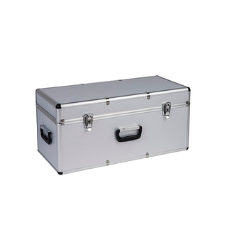 Bundle: Transportkoffer mit Aluminiumrahmen und ABS Korpus / 100 Liter + 65 Liter (Silber)