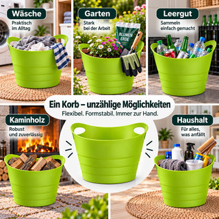 2 x Mehrzweckkorb 'Honey' in Grün