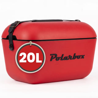 Kühlbox Polarbox 20 Liter, Farbe: Rot Schwarz