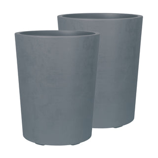 2 x Pflanzkübel 'Millennium' 48 Liter, rund (Farbe wählbar)