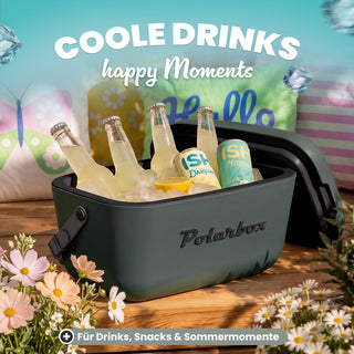 Kühlbox Polarbox 20 Liter, Farbe: Forest Black