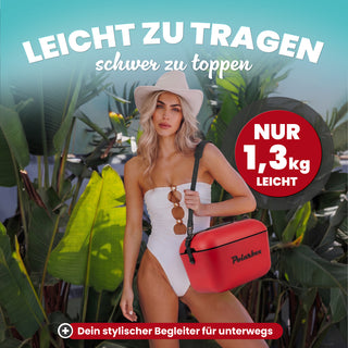 Kühlbox Polarbox 20 Liter, Farbe: Rot Schwarz