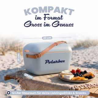 Kühlbox Polarbox 12 Liter, Farbe: Jeans Blau