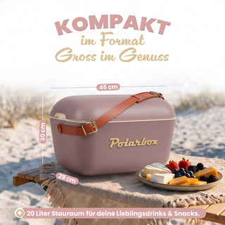 Kühlbox Polarbox 20 Liter, Farbe: Mauve Gold