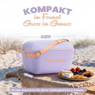 Kühlbox Polarbox 20 Liter, Farbe: Lila