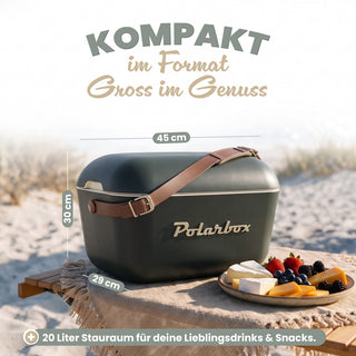 Kühlbox Polarbox 20 Liter, Farbe: Forest Gold
