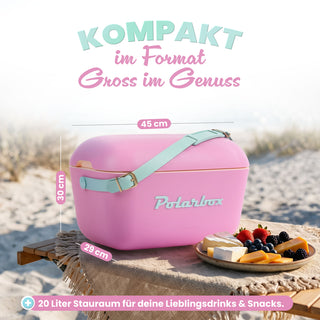 Kühlbox Polarbox 20 Liter, Farbe: Candy Pink
