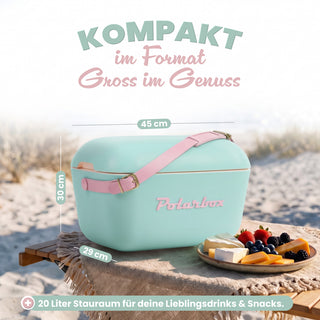 Kühlbox Polarbox 20 Liter, Farbe: Türkis