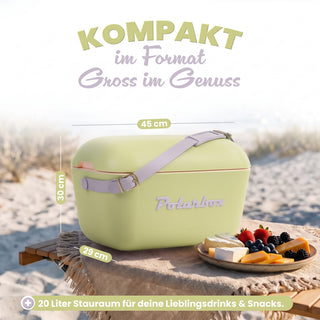 Kühlbox Polarbox 20 Liter, Farbe: Lima