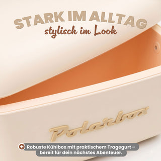Kühlbox Polarbox 20 Liter, Farbe: Cream Gold