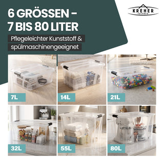 Master Box mit Deckel in verschiedenen Größen (Größe wählbar)