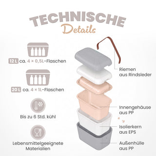 Kühlbox Polarbox 20 Liter, Farbe: Perla Gold