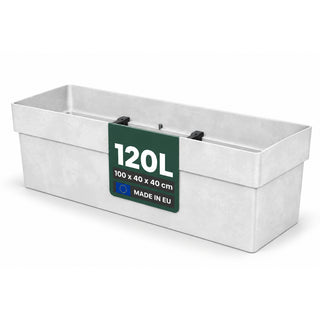 Rollbarer XXL Pflanzkasten 'LIKE' 100 cm, rechteckig (Set/Farbe wählbar)