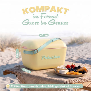 Kühlbox Polarbox 12 Liter, Farbe: Gelb