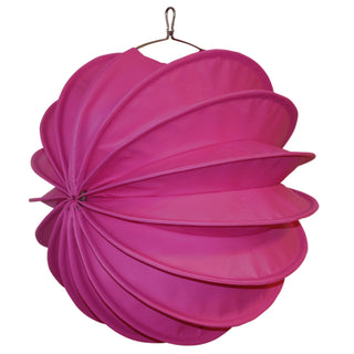 Barlooon® Outdoor Lampion - Wetterfeste Hängeleuchte für Garten, Terrasse & Balkon - Ø 30 cm / 50 cm (Größe S/M) in Weiß, Creme Beige, Flieder & Pink