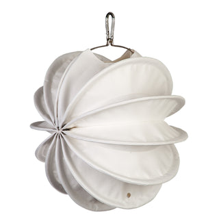 Barlooon® Outdoor Lampion - Wetterfeste Hängeleuchte für Garten, Terrasse & Balkon - Ø 30 cm / 50 cm (Größe S/M) in Weiß, Creme Beige, Flieder & Pink