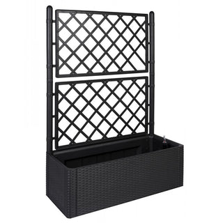 Bundle: Rattan Spaliere - 2 große Spaliere, 1 kleines Spalier in Anthrazit