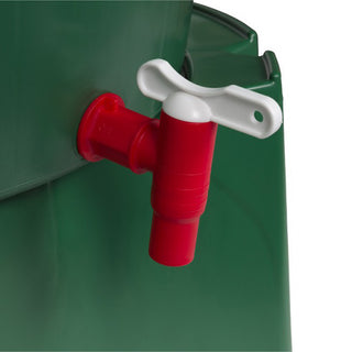XXL Wassertonne Wassertank mit Deckel und Hahn 310 Liter in Grün