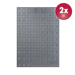 Lochwandblech mit Euro-Lochung (15mm & 30 mm) 2er/4er Set (wählbar)