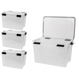 4 x Box mit Dichtung 70 Liter Volumen