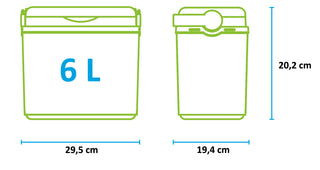 Kühlbox 6 Liter (Dekor wählbar)