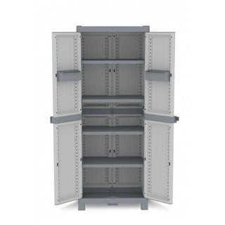 XL Kunststoffschrank Putzschrank Haushaltsschank "Domino Wave" 2700